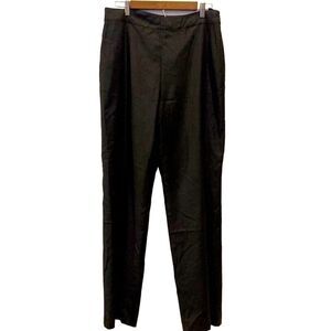 Doncaster Wool Blend Side Zip Trouser Pants Dark Gray Black‌‌‌‌‌‌